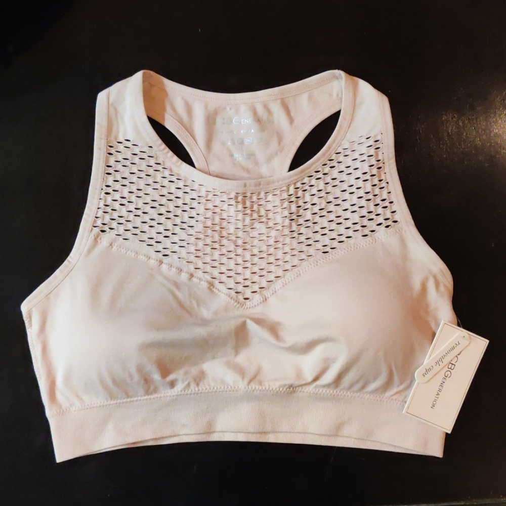 BCBGeneration Sports Bra Light Pink size L